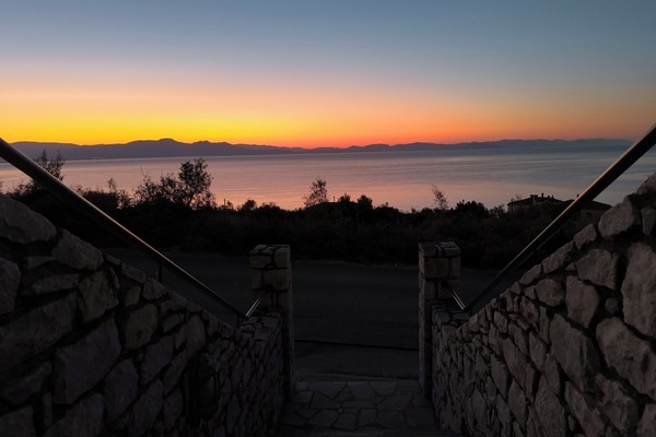 Blick von der Unterkunft