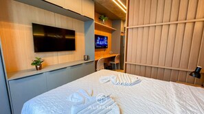 Basic Apartment | 1 bedroom, free WiFi - Setai Yacht Premium II - By Almare Flats (João Pessoa)