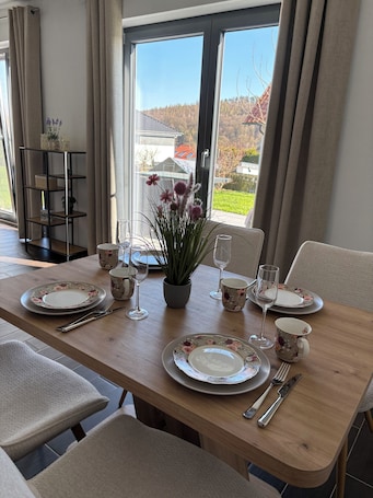 Dining. Cozy vacation apartment with sun terrace