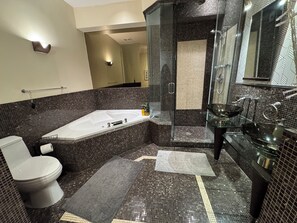 Secador de cabelo, toalhas de banho, sabonete, papel higiênico