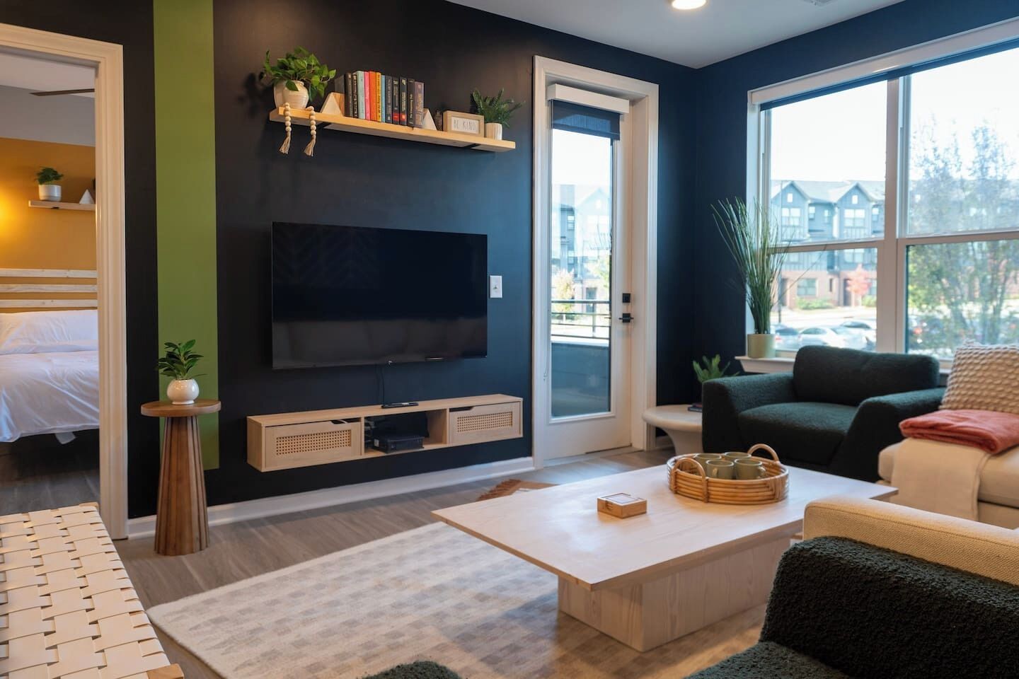 Televisie en een kantoor