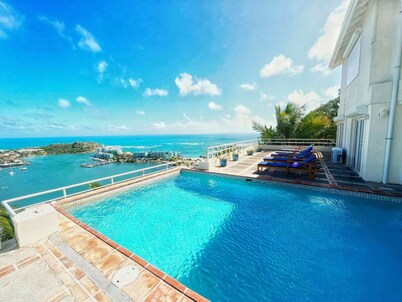 Villa Angelina with Amazing Panoramic Views.
Enjoy the quiet at Oyster Pond