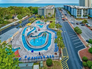 Indoor pool, outdoor pool