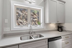 Fridge, microwave, oven, stovetop - 4-Unit Mountain Retreat | 8BR, Views, Near Smokies (Sylva)