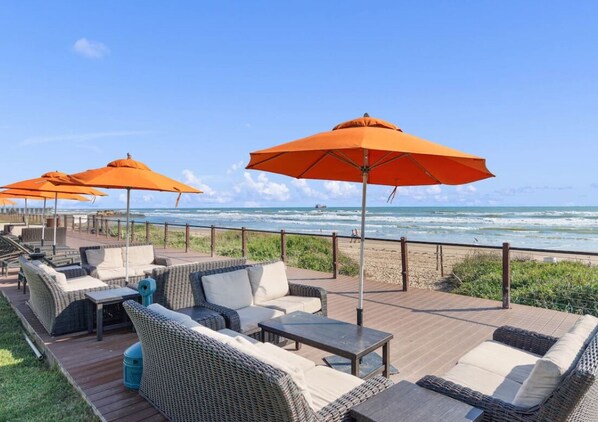 Terrace/patio - Bahia Mar Sun & Sand Escape (South Padre Island)