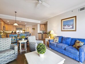 TV - Oceanfront Condo w/ Pool & Fireplace (Bethany Beach)