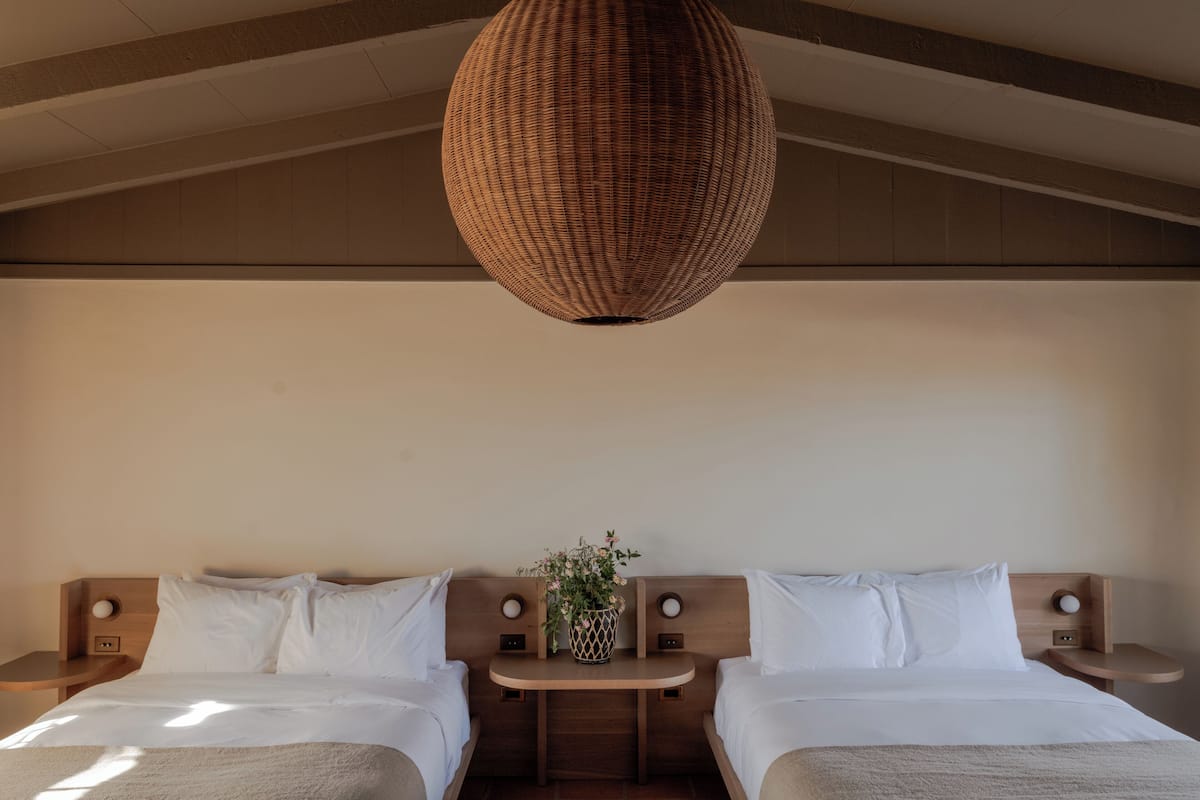 Standard Double Room, 2 Queen Beds, Kitchenette | In-room safe, desk, laptop workspace, free WiFi