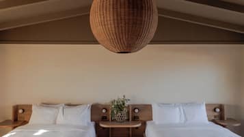 Standard Double Room, 2 Queen Beds, Kitchenette | In-room safe, desk, laptop workspace, free WiFi