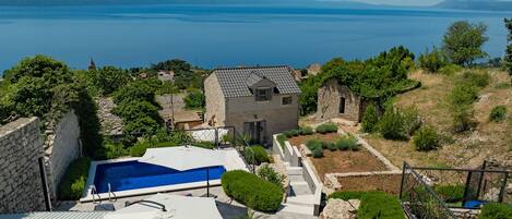 Una piscina riscaldata