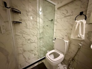 Towels, toilet paper