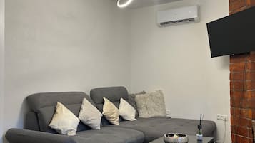 Fernseher, Kamin