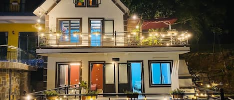 Front of property - evening/night
