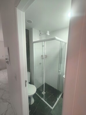 Towels, soap, toilet paper