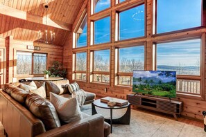 TV, fireplace, video games