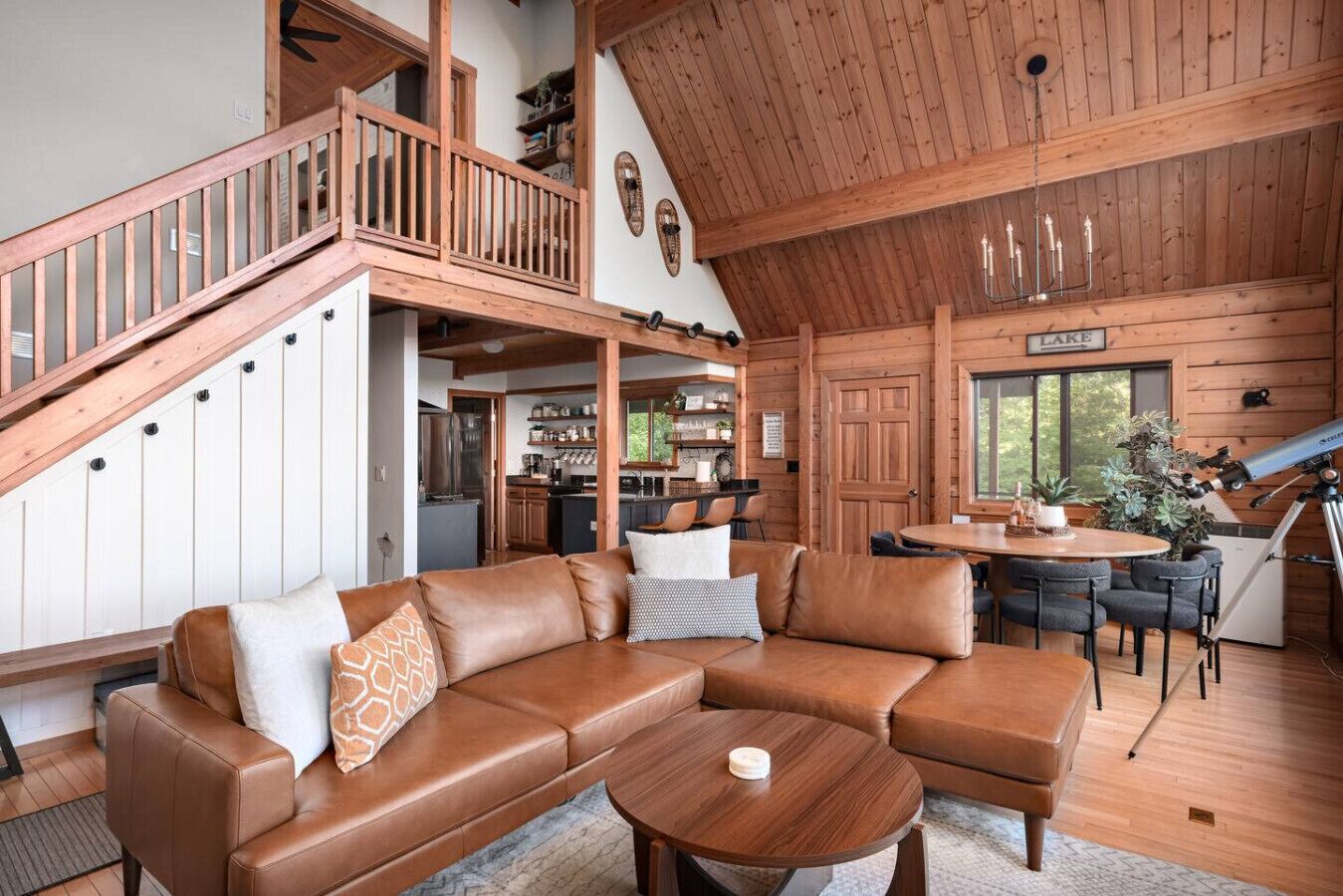 TV, fireplace, video games