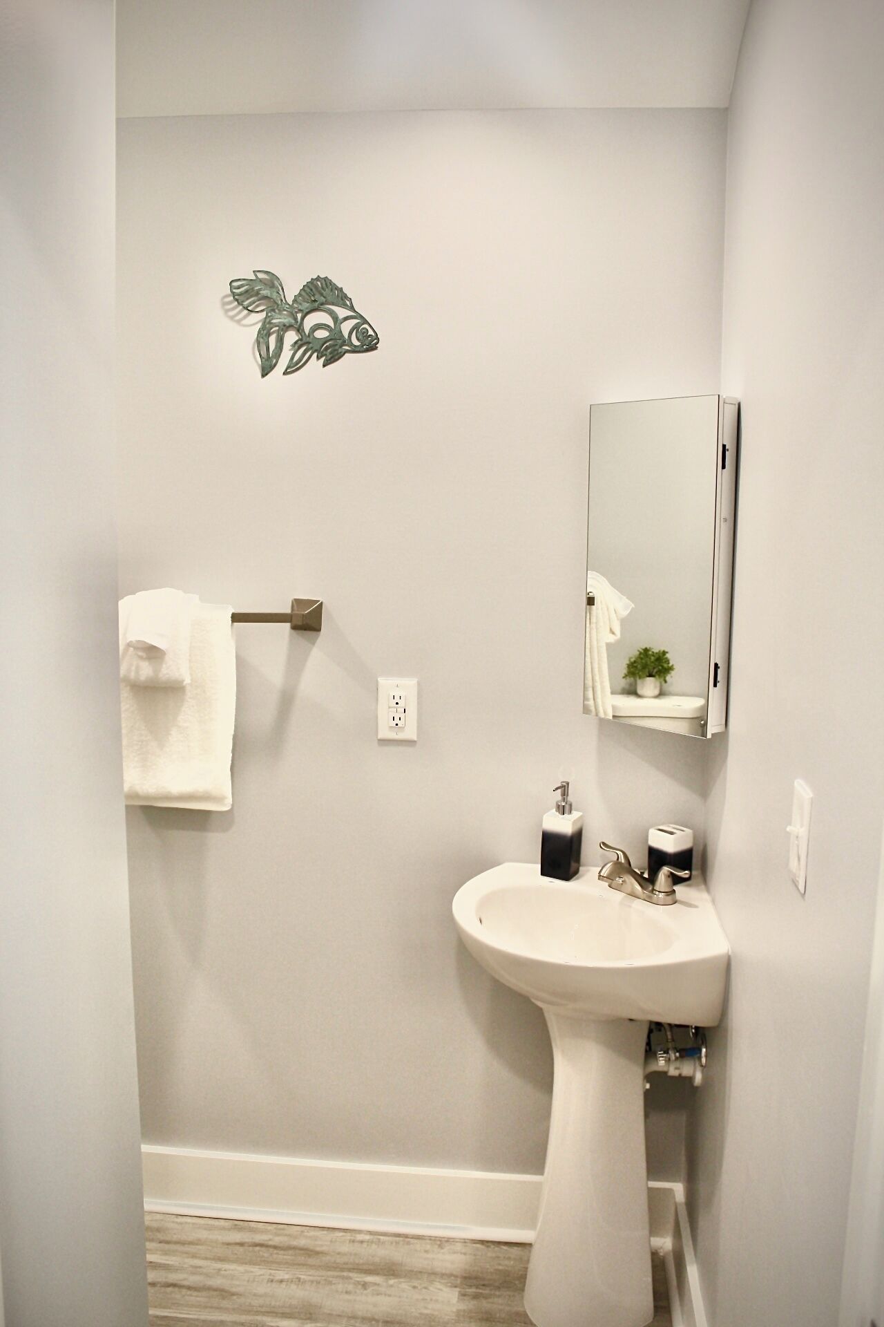 Towels, soap, toilet paper