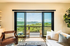 TV connectée, cheminée, baby-foot, chaîne hi-fi