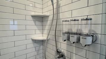 Shower, hair dryer