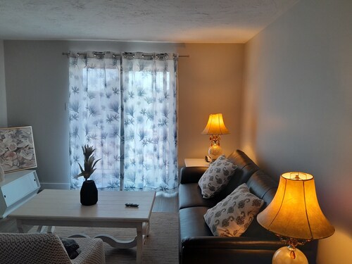 Executive 2BR Apartment | Walk to Hospitals | In-Unit Gym + Wi-Fi