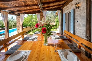 Outdoor dining - Villa Olga (Istria - Poreč) (Poreč)