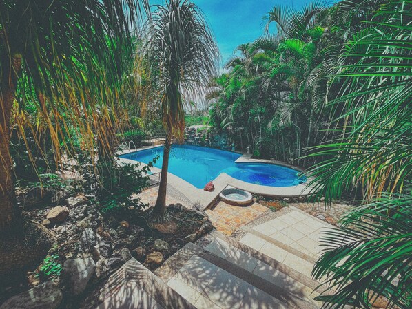 Outdoor pool - Casa Bonita in Santa Fe (Xochitepec)