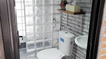 Dusche, Handtücher, Seife
