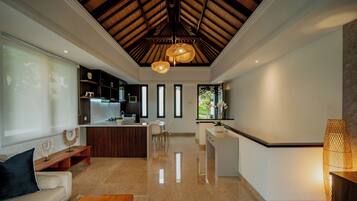 Villa Grand, 1 habitación, vistas a la piscina | Zona de estar