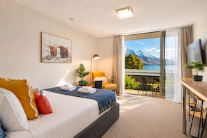 1 bedroom, WiFi, bed sheets - Lake View Lodge (Queenstown)