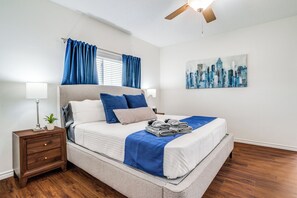 4 chambres, fer et planche à repasser, Wi-Fi, draps fournis