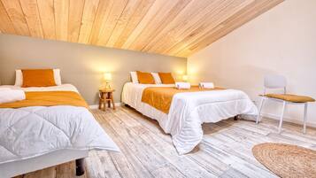 5 slaapkamers, een strijkplank/strijkijzer, gratis wifi