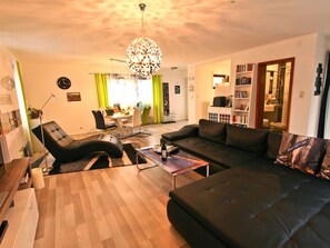 TV, video games, DVD player, stereo