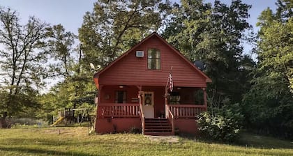 Farm Retreat w/ 2 houses-Cabin & Farmhouse- 6 Bedrooms 3 Baths on 50 acres