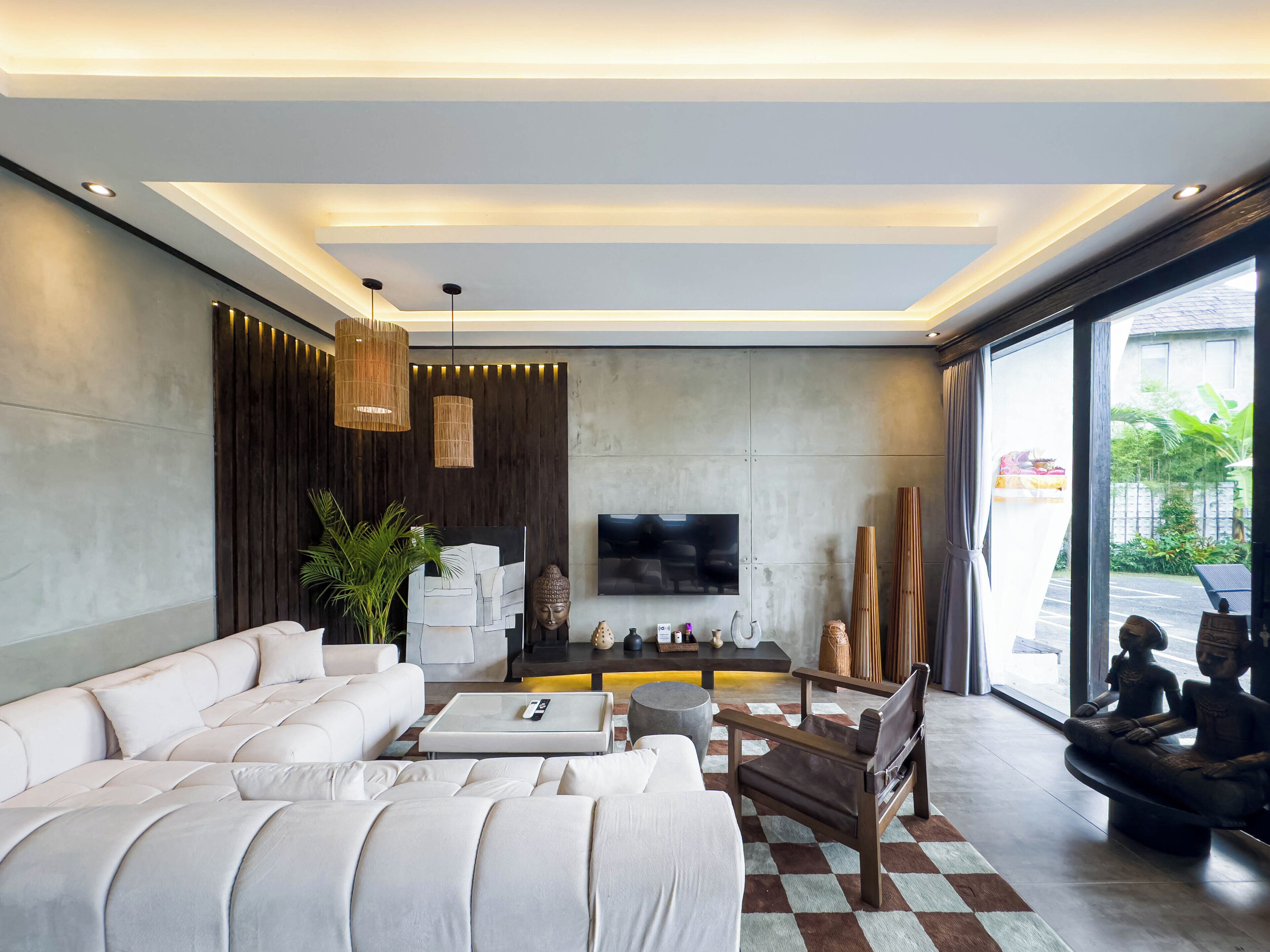 Villa, 2 Bedrooms, Pool View | Living room