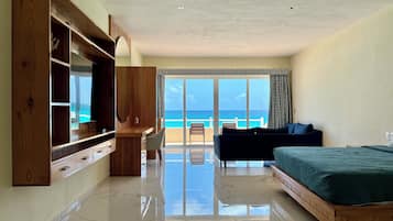 5 chambres, coffres-forts dans les chambres, fer et planche à repasser