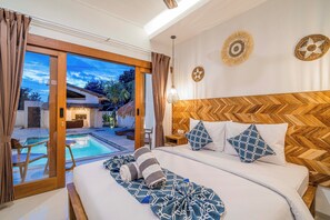 Chambre Simple Standard, vue piscine