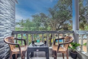 Triple Room, Balcony | Balcony view - Crystal Bay Baga (Baga)