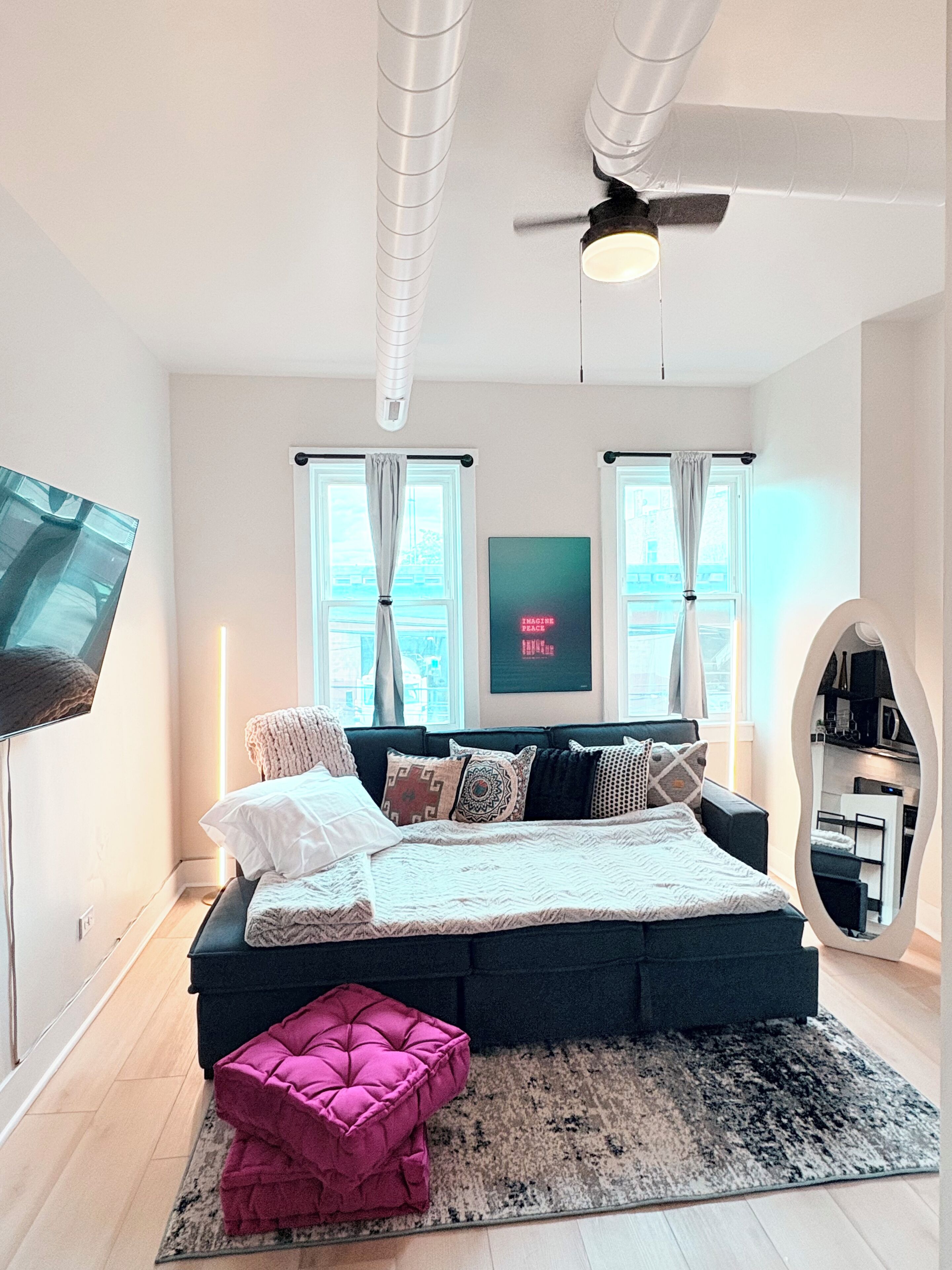 2 chambres, bureau, fer et planche à repasser, Wi-Fi gratuit