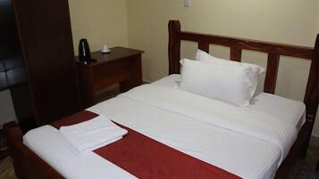 Free WiFi, bed sheets