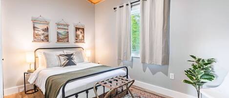 2 chambres, bureau, Wi-Fi gratuit, draps fournis