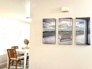 Dining - Seaside Escape | Walk to Downtown Meridian • Garage • Pet Friendly • Fenced Yard • Near Roaring Springs & Wahooz (Meridian)