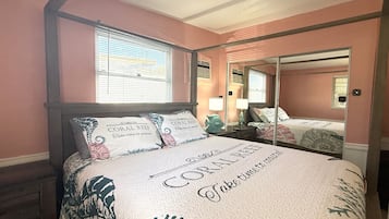 Desk, iron/ironing board, free WiFi, bed sheets