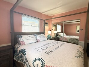 Desk, iron/ironing board, free WiFi, bed sheets