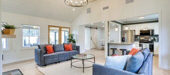Walk to White Lake: Family Home w/ Deck & BBQ
