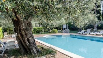Una piscina riscaldata