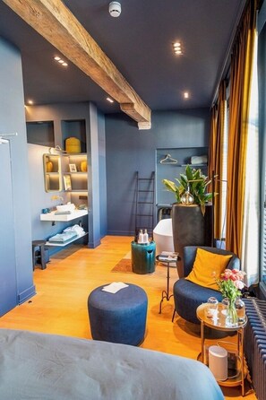 디럭스 더블룸 | 무료 WiFi, 침대 시트