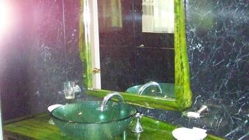 Towels, soap, toilet paper