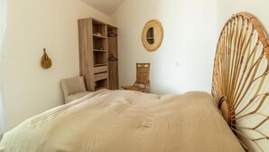 2 soverom, strykejern/-brett, reiseseng for barn og wi-fi (inkludert)
