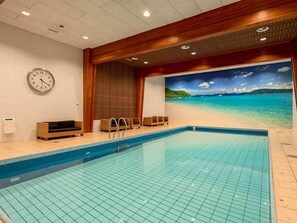 Indoor pool, a heated pool