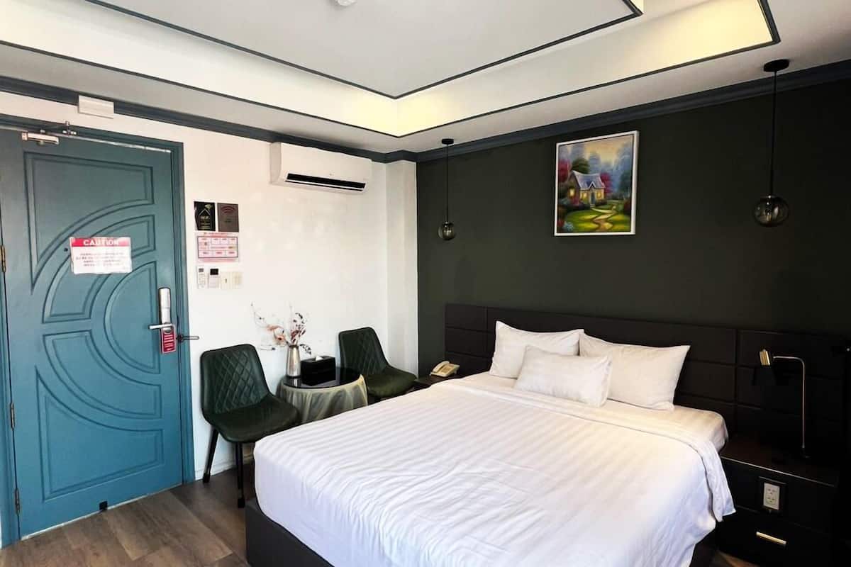 豪華雙人房, 城市景 | 埃及棉床單、高級寢具、羽絨被、記憶棉床墊