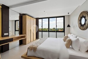 Appartement, 1 slaapkamer, uitzicht op de stad | 1 slaapkamer, een strijkplank/strijkijzer, gratis wifi